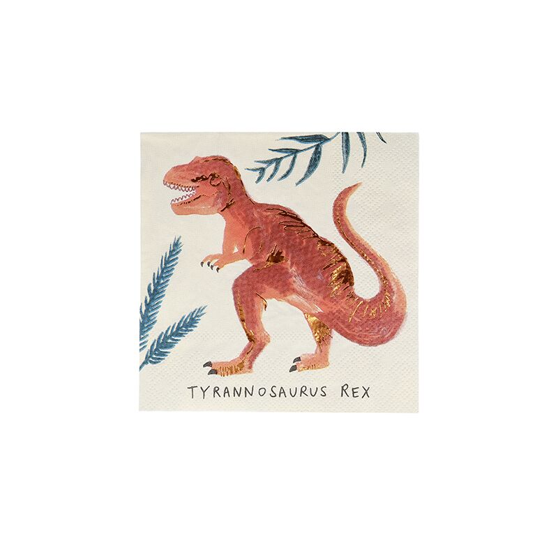 DinosaurierServiette Dinosaurier-Servietten von Meri Meri