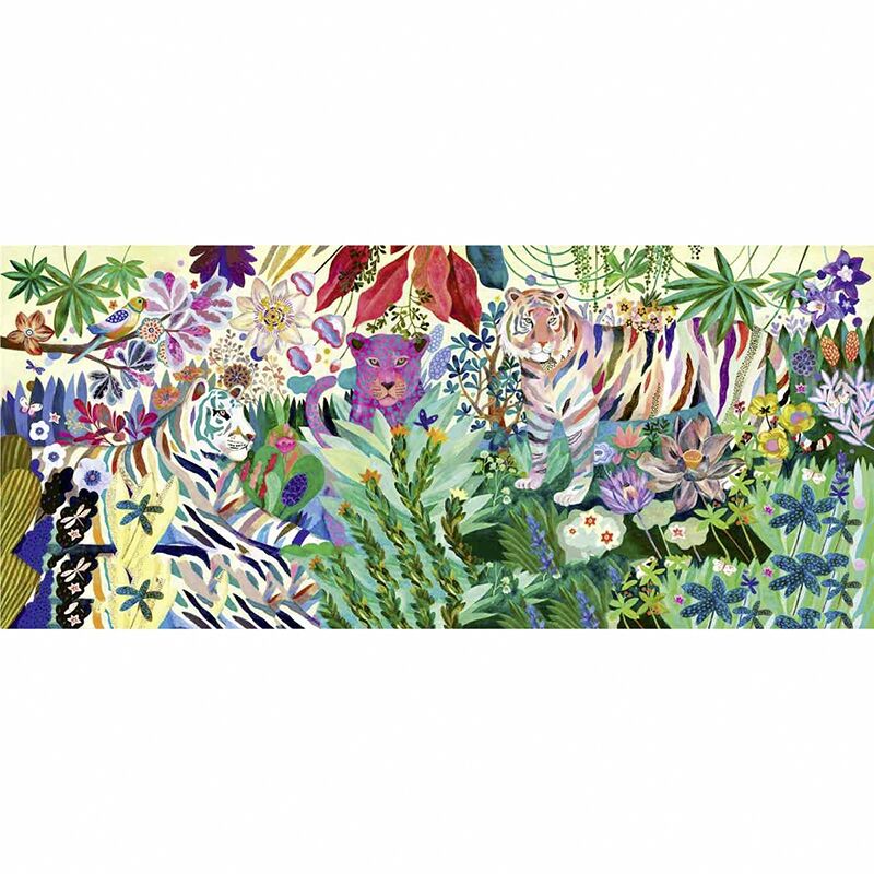 RainbowTigers01 Regenbogen-Tiger aus der "Puzzle Galerie" (1000 Teile)