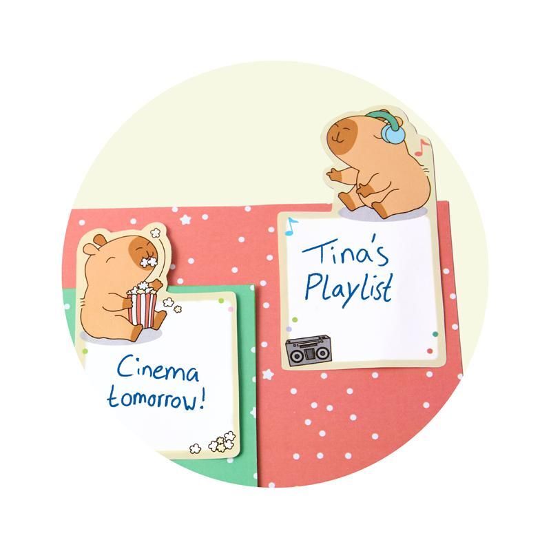 966940_d Happy Notes 2er-Set, Capybara – Bild 3