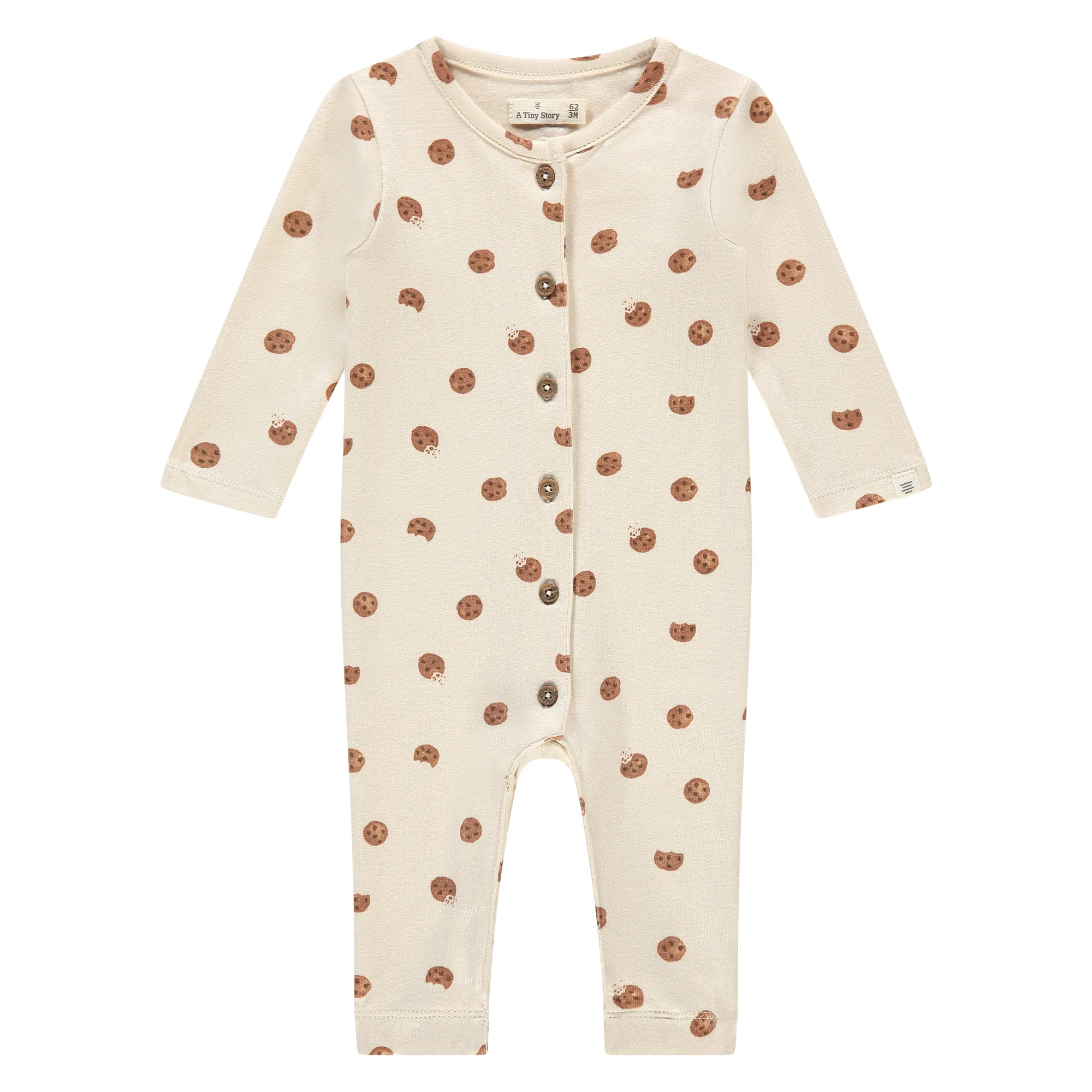 Baby Suite Long Sleeve (snow) von A Tiny Story – Bild 1