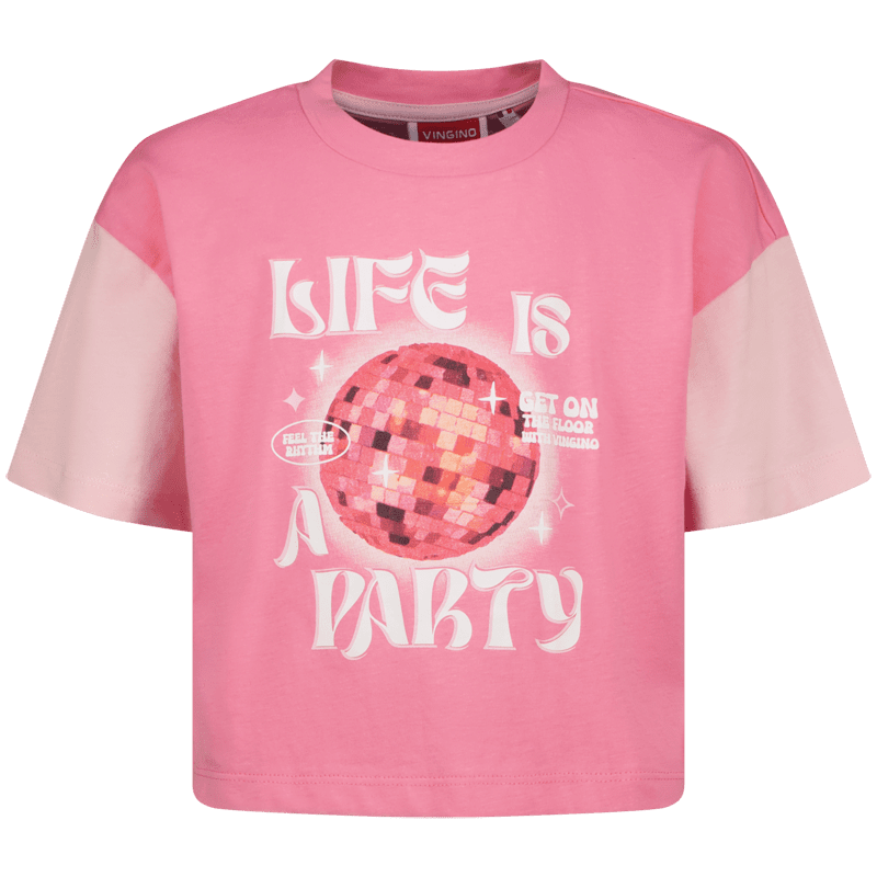 T-Shirt Harmony, Shimmer Pink von Vingino – Bild 1