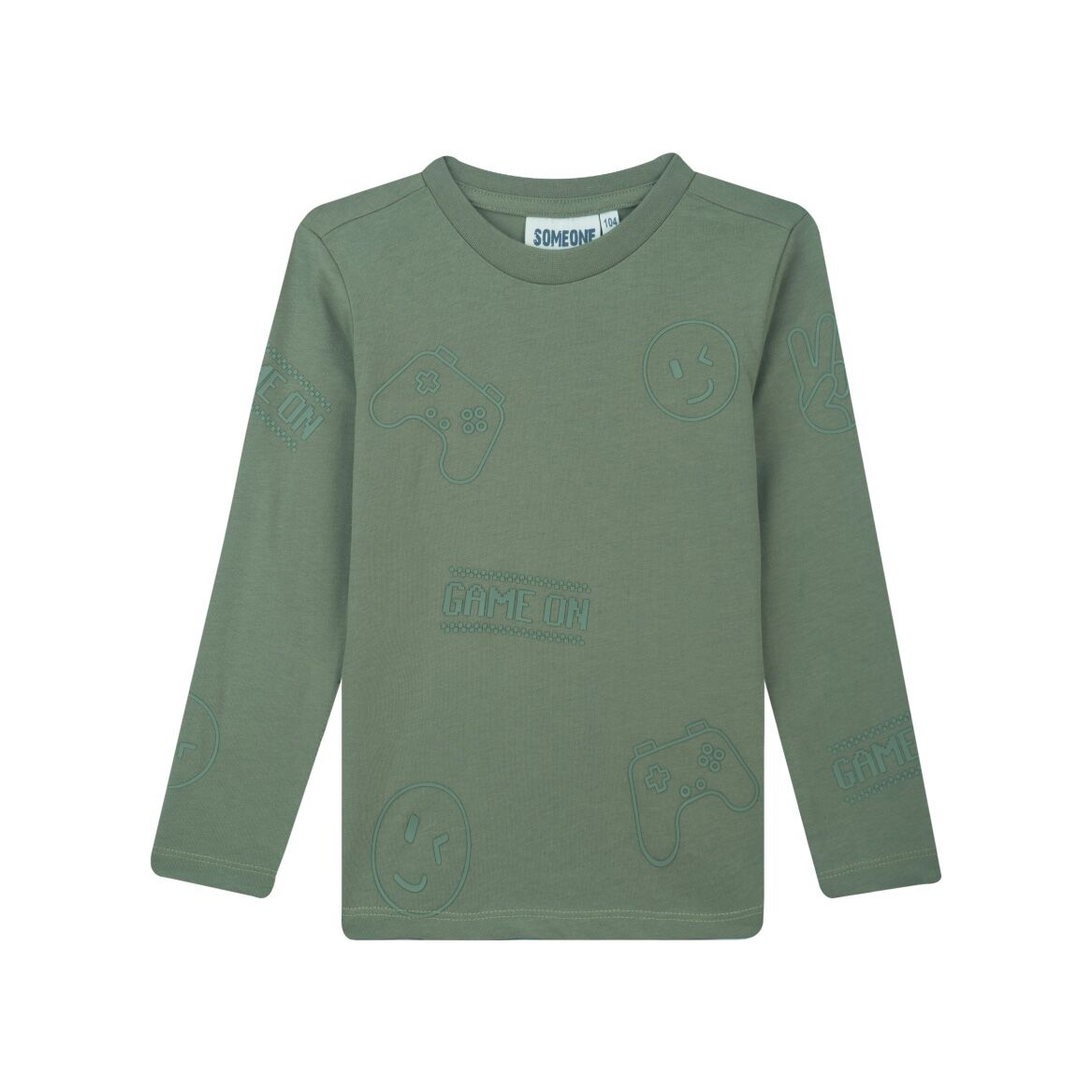 SB03.252.58355-LK-11-279 T-Shirt Long Sleeves GAMEOVER-SB-03-D (Light Khaki) – Bild 1