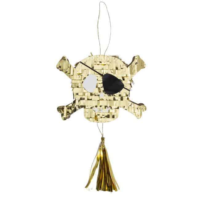 SkullPinataFavor1 Piratige Totenkopf-Pinata mit Tattoos von Meri Meri – Bild 1