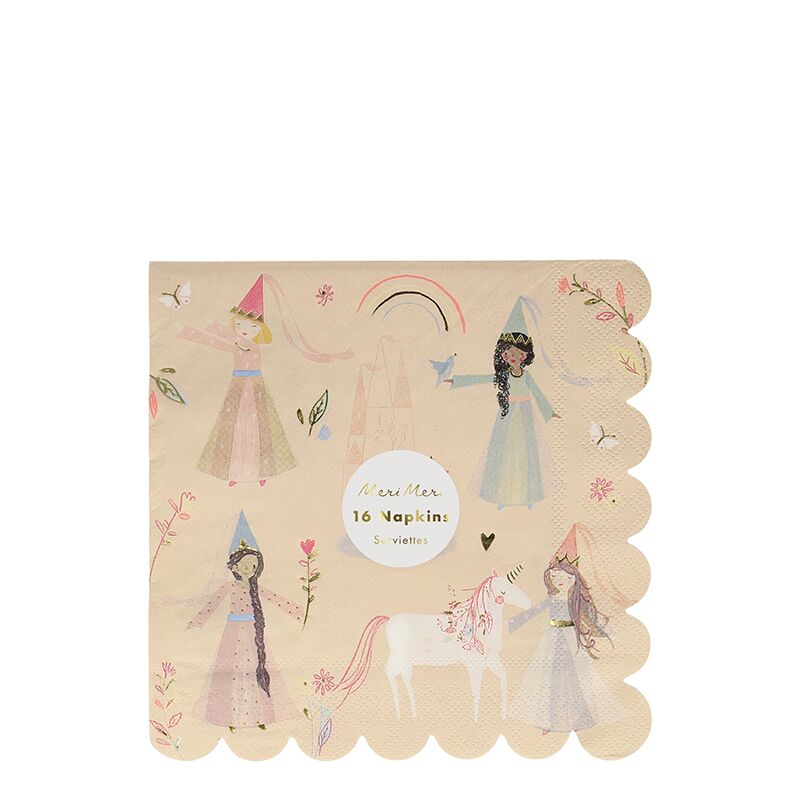 PrinzessinnenServiettenGroß2 Prinzessinnen-Servietten von Meri Meri – Bild 1