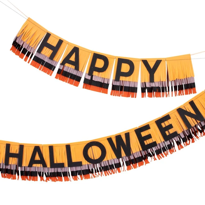HFGarland Halloween Fransen-Girlande von Meri Meri – Bild 1