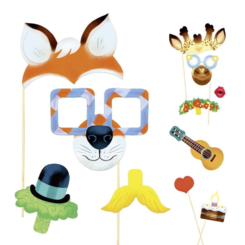 DIY-Set Fotobox "Tierparty" – Bild 1