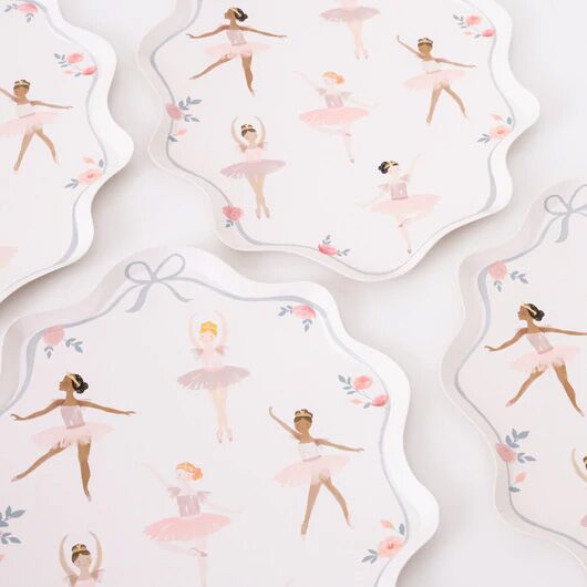 Pappteller "Ballerina" von Meri Meri – Bild 1