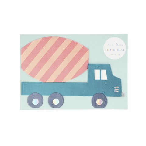 Construction_Napkins3 Bau-Servietten von Meri Meri – Bild 1