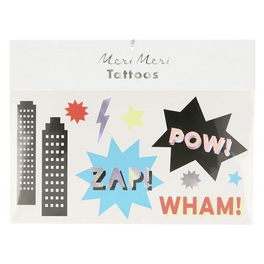 Tattoos "Superhelden" von Meri Meri – Bild 1