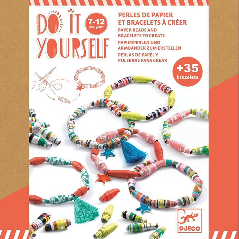 Schmuck Bastel-Set "Papierperlen Pop" – Bild 1