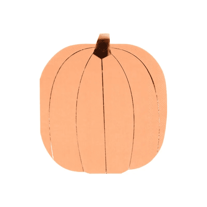 Kürbis-Servietten in Pastellfarben von Meri Meri – Bild 1