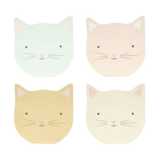 Servietten "Süße Kitten" von Meri Meri – Bild 1