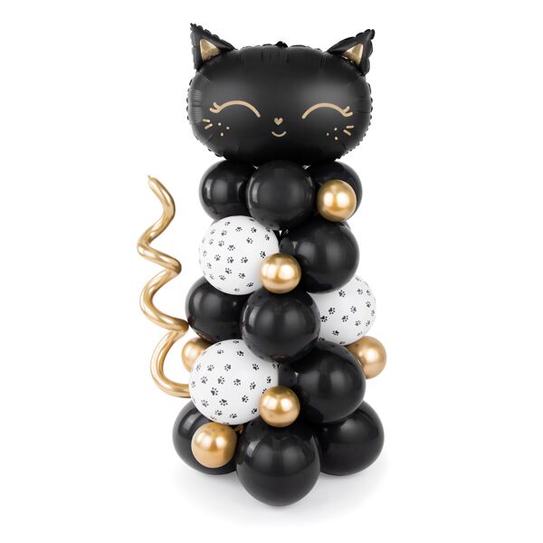 GBN11_01_S Ballon Bouquet "Katze" (schwarz) – Bild 1