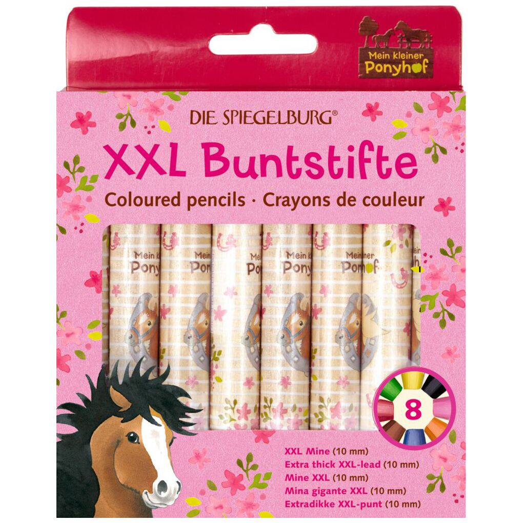 XXL Buntstifte "Mein kleiner Ponyhof" – Bild 1