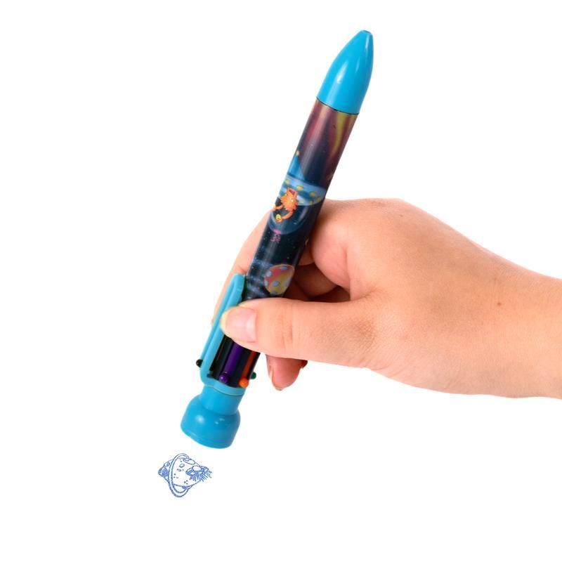 Mehrfarbkuli mit Stempel "Space Adventure" – Bild 1