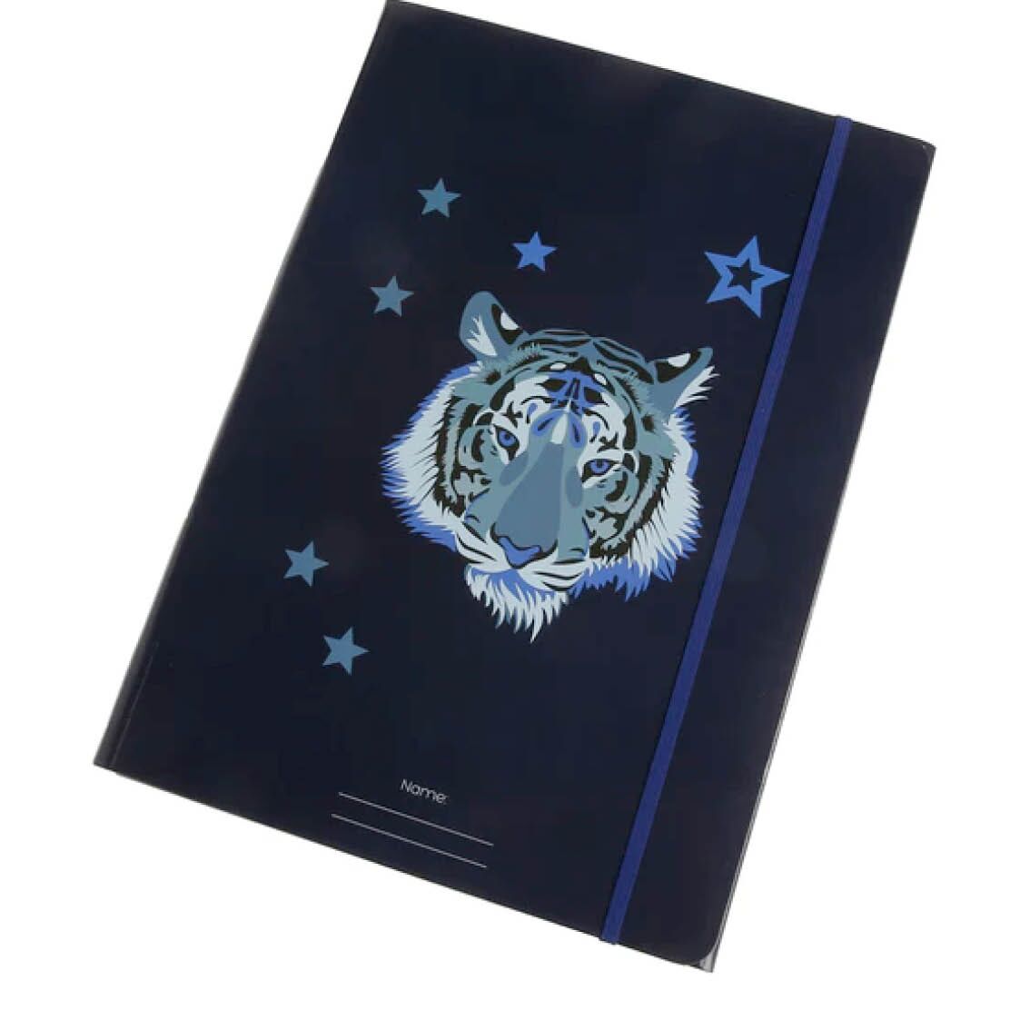 jeune_premier_Elastic_file_midnight_tiger Sammelmappe A4 "Midnight Tiger" – Bild 1