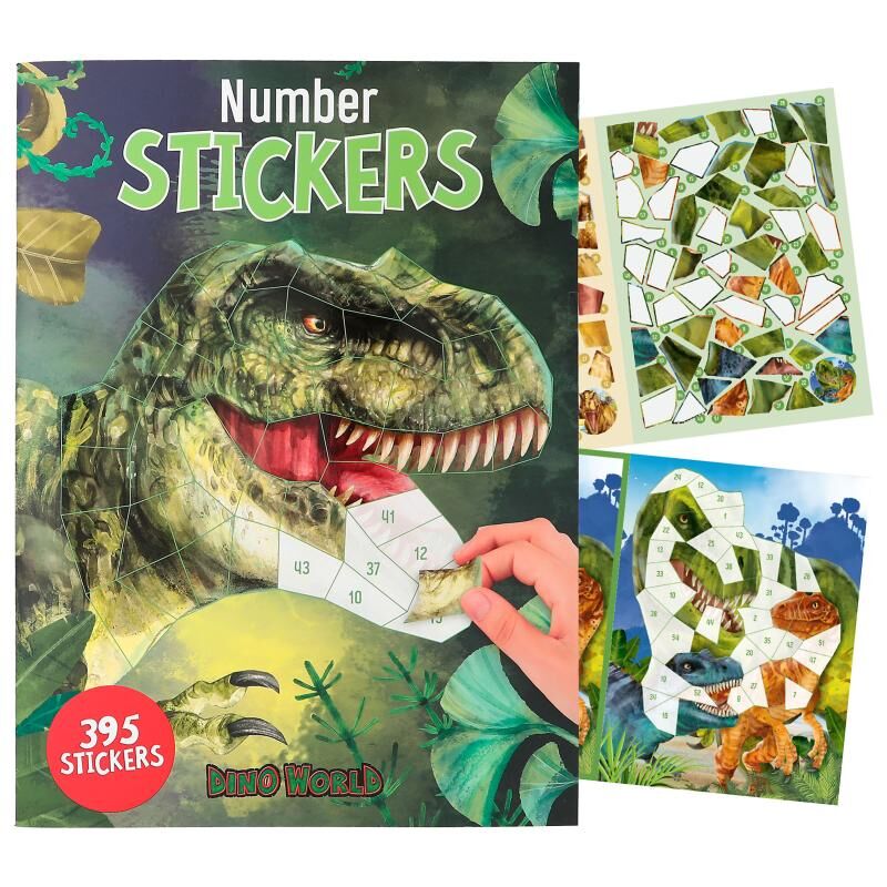 Number Sticker "Dino World" – Bild 1