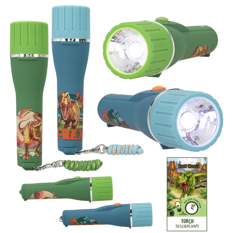 Taschenlampe "Dino World" mit Timer – Bild 1