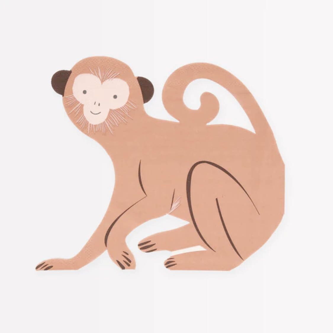 Servietten "Affe" von Meri Meri – Bild 1