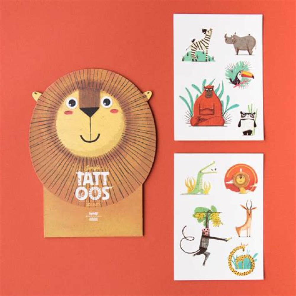 Charakter-Tattoos "Dschungel" – Bild 1