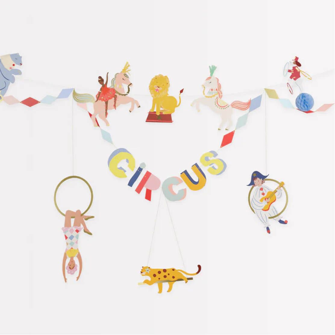 meri meri circus garland1 Zirkus Girlande von Meri Meri – Bild 1