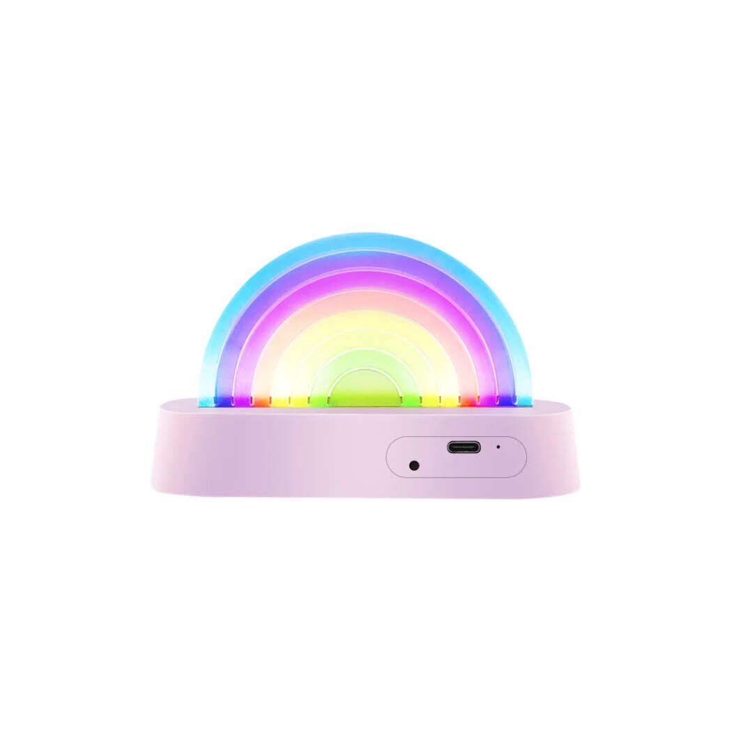 rainbow lamp purple1 Dancing Rainbow Lamp (lila) – Bild 1