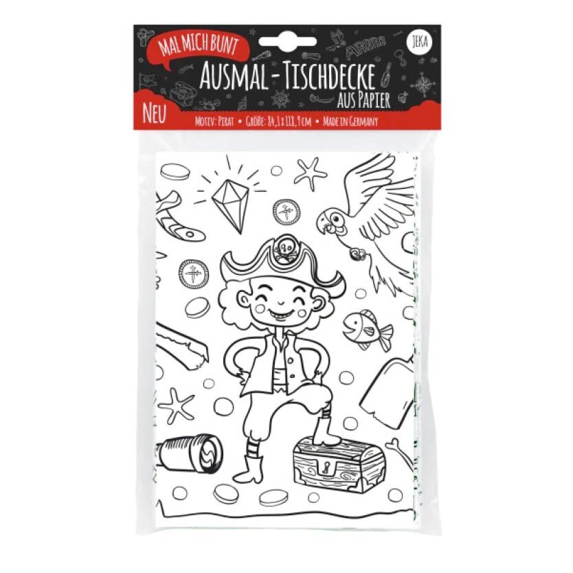 Ausmal Tischdecke "Pirat" – Bild 1