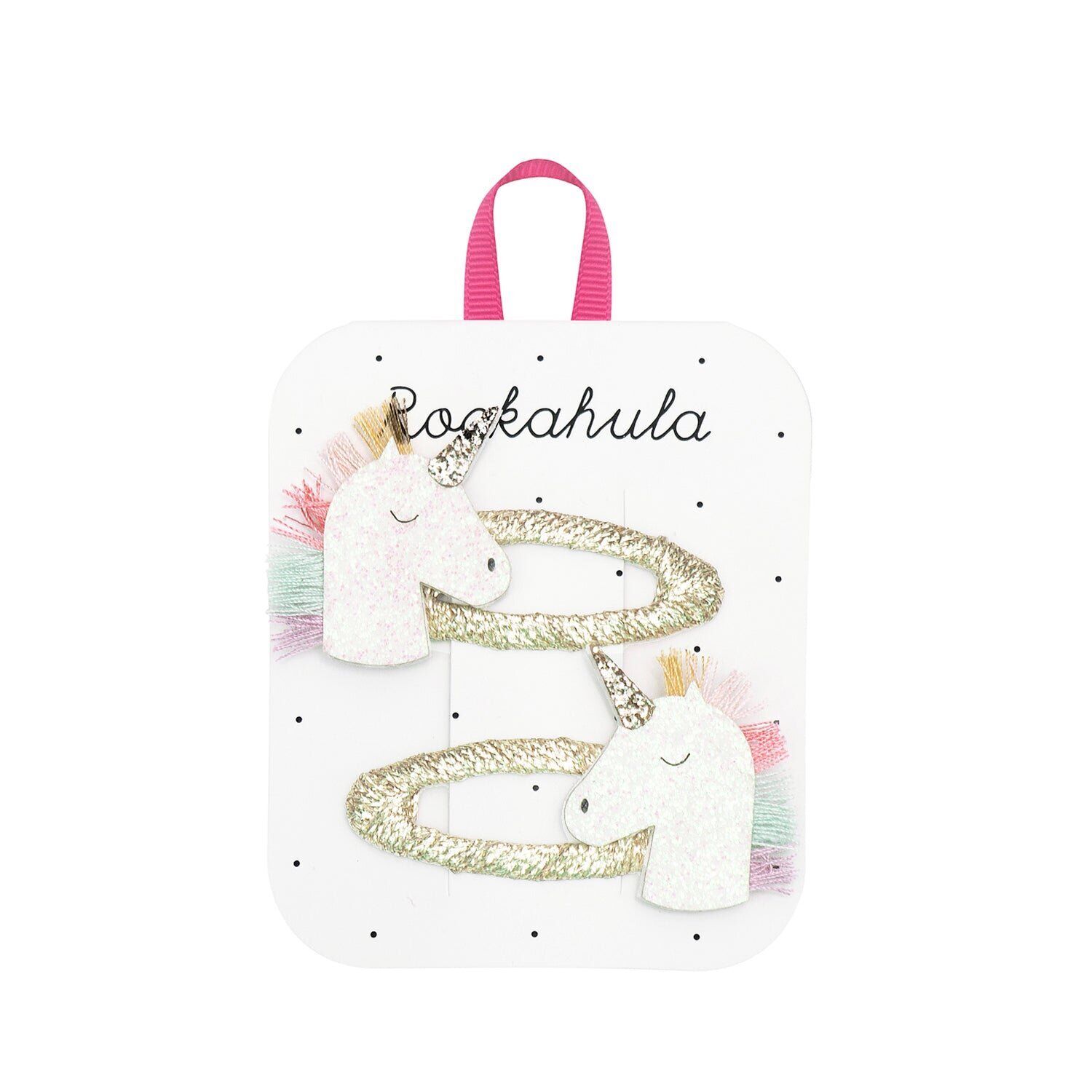 "Rainbow Unicorn" Haarspangen – Bild 1