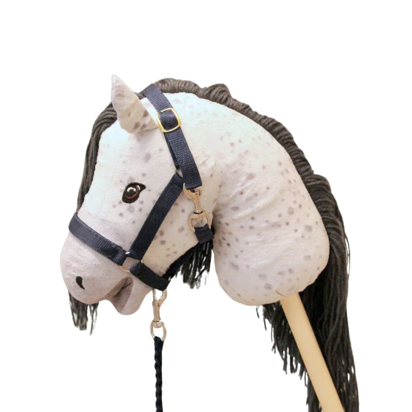 Hobby Horse Halfter & Strick (blau) – Bild 1