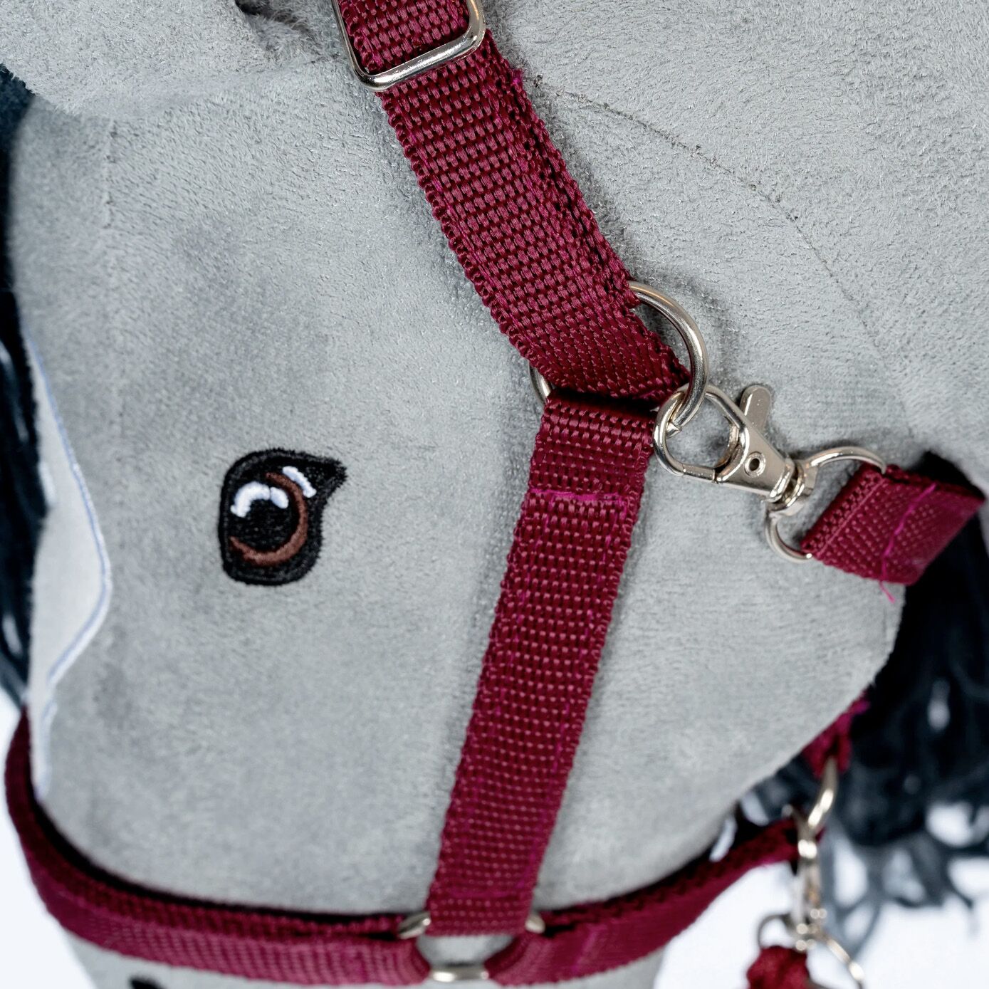 Hobby Horse Halfter & Strick (rot) – Bild 1