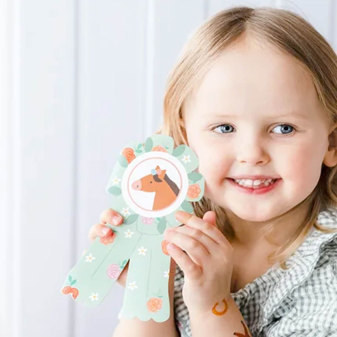 Pferde Einladungskarten (6er Set) – Bild 1