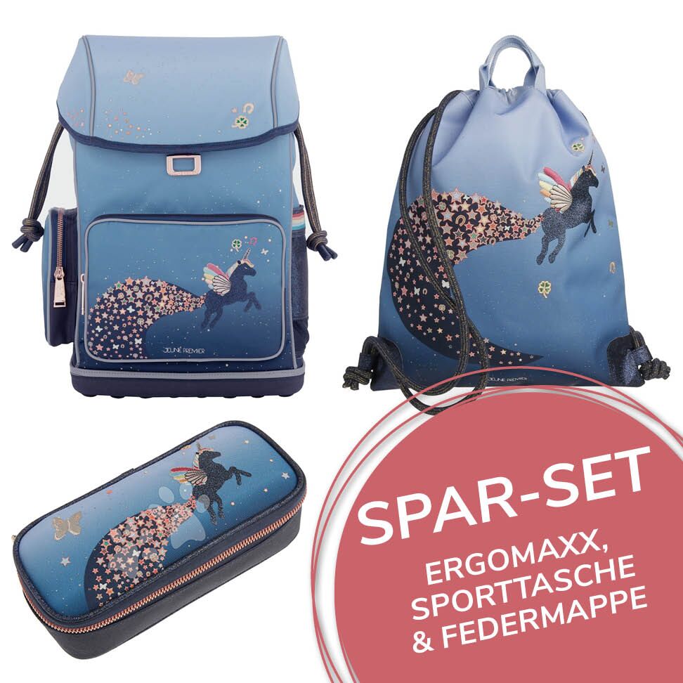 Spar Set Unicorn Universe mit Ergomaxx, City Bag & Mäppchen – Bild 1