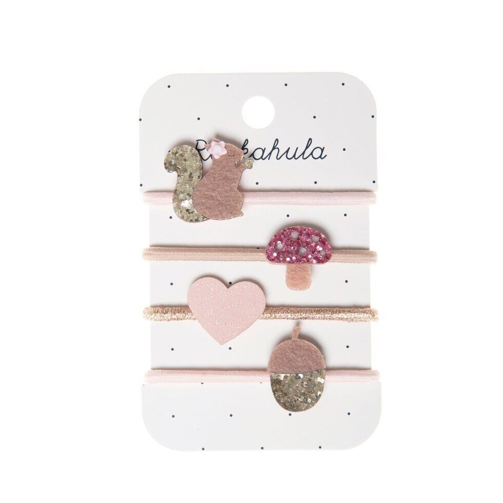 "Eichhörnchen Sukie" Haargummi-Set – Bild 1