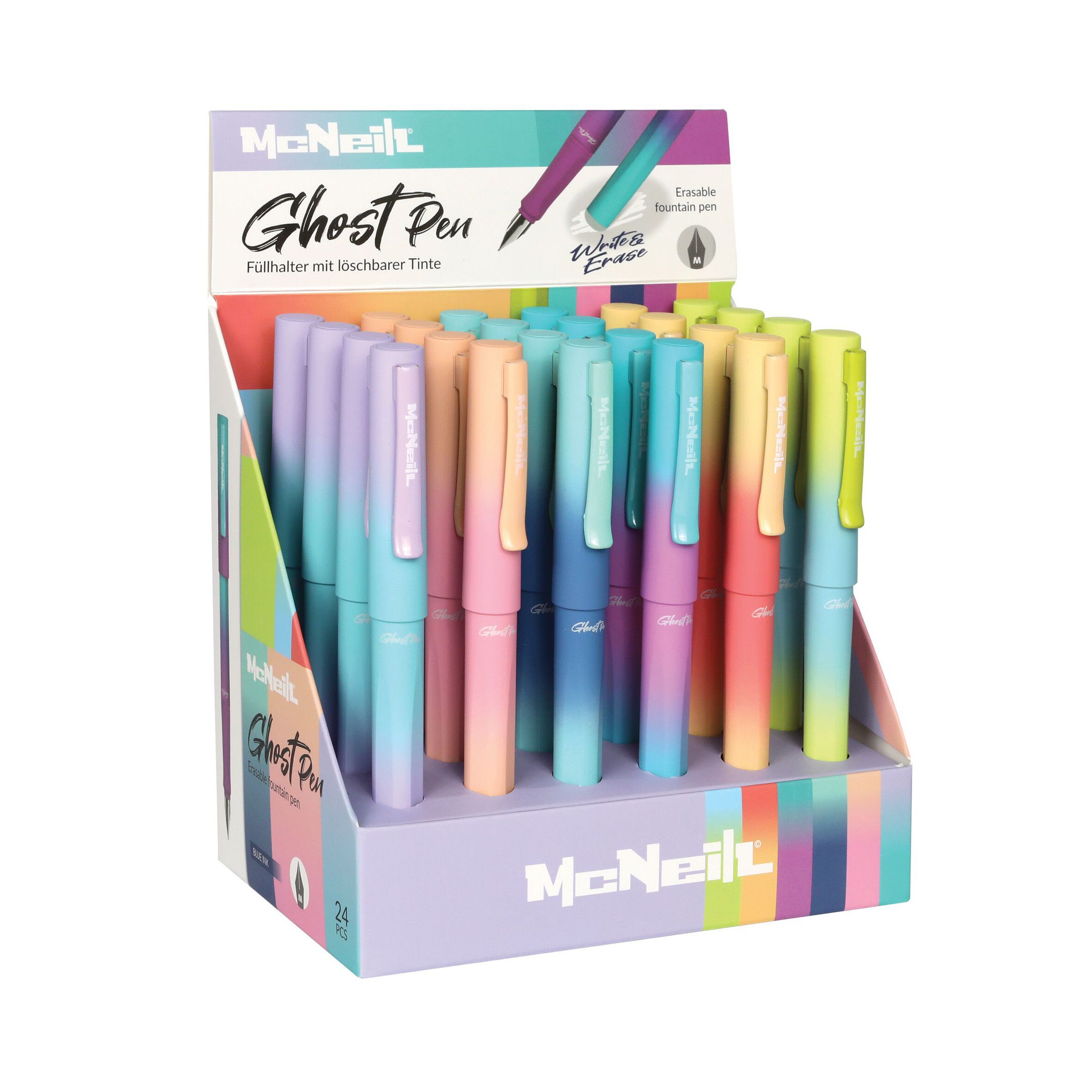 Ghost Pen Füllhalter mit Gummigriff (Gradient Farben) – Bild 1