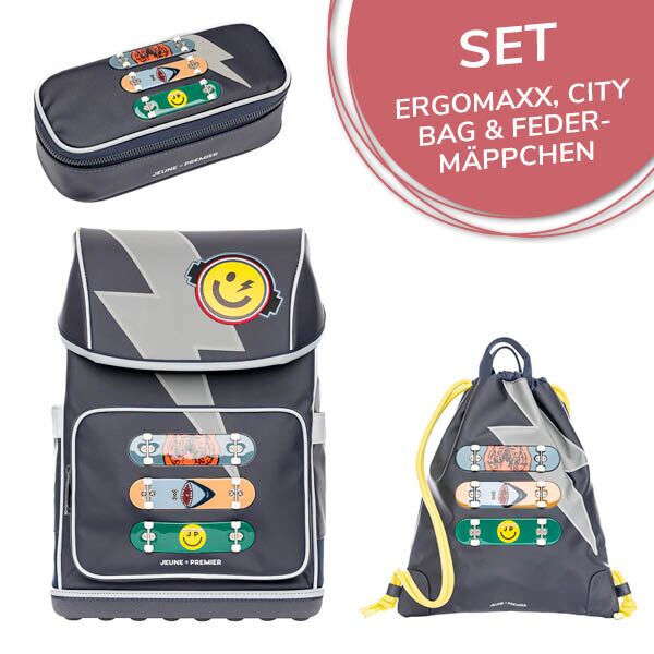 Skate Spar Set mit Ergomaxx, City Bag & Mäppchen – Bild 1