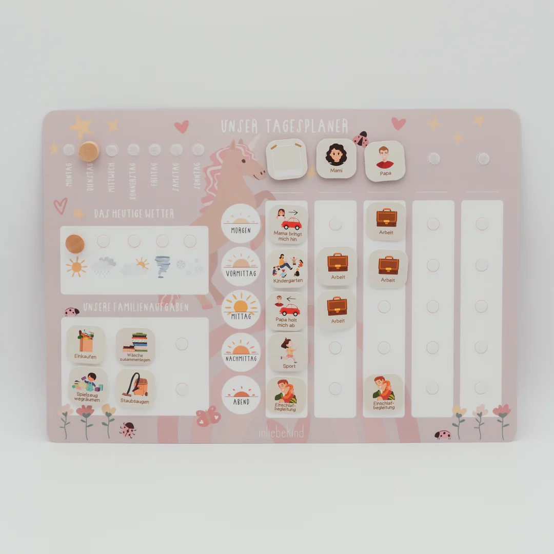 Tagesplaner inkl. Symbolkärtchen von inliebekind – Bild 1