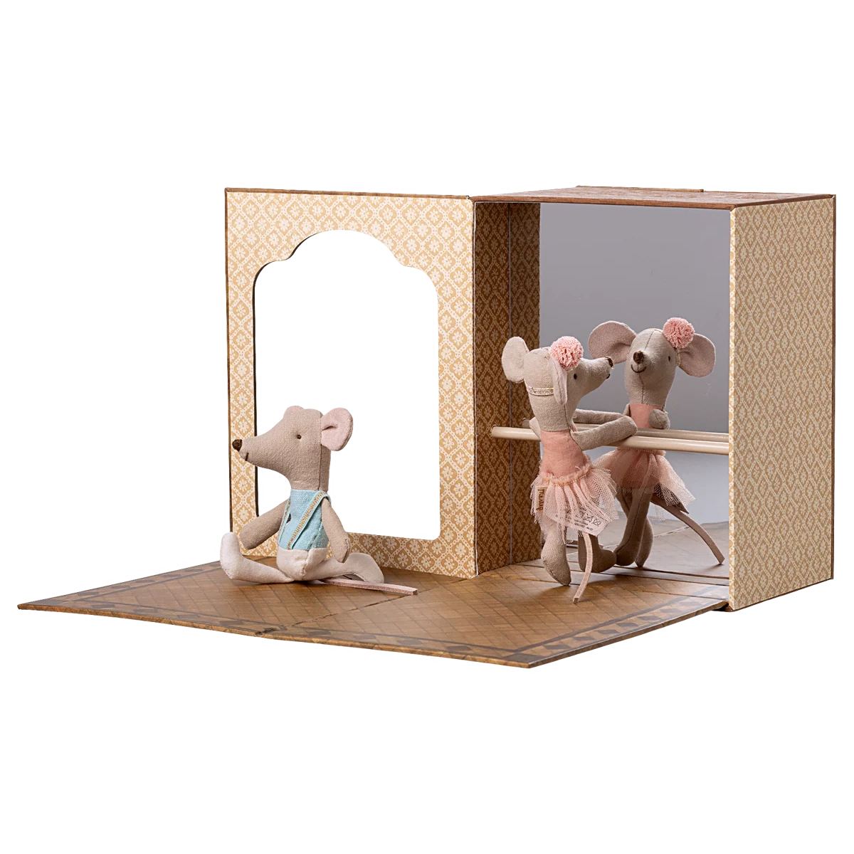 Ballettmäuse im Tanzstudio, Kleine Schwester und Kleiner Bruder – Bild 1