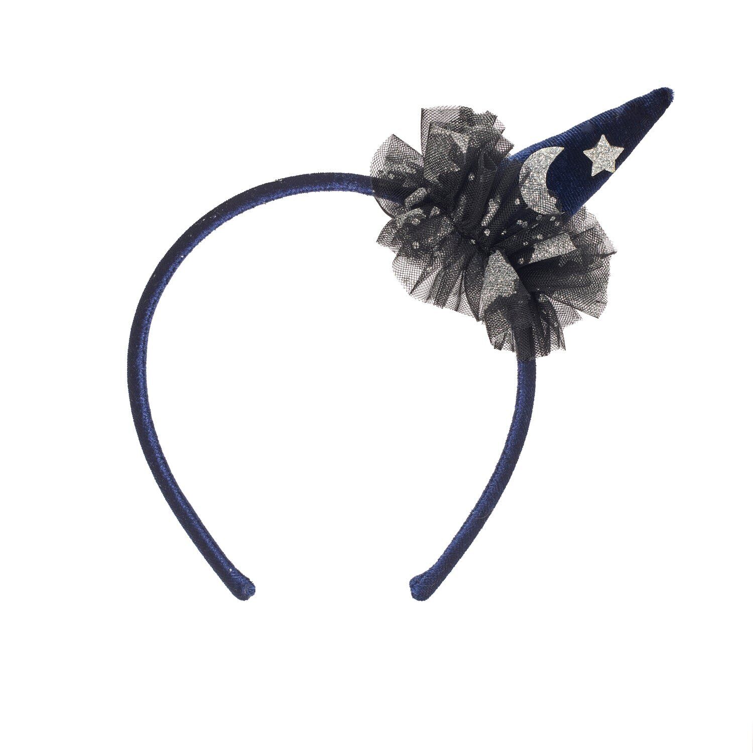 Velvet Witches Hat Headband Samt Hexenhut Haarreif – Bild 1