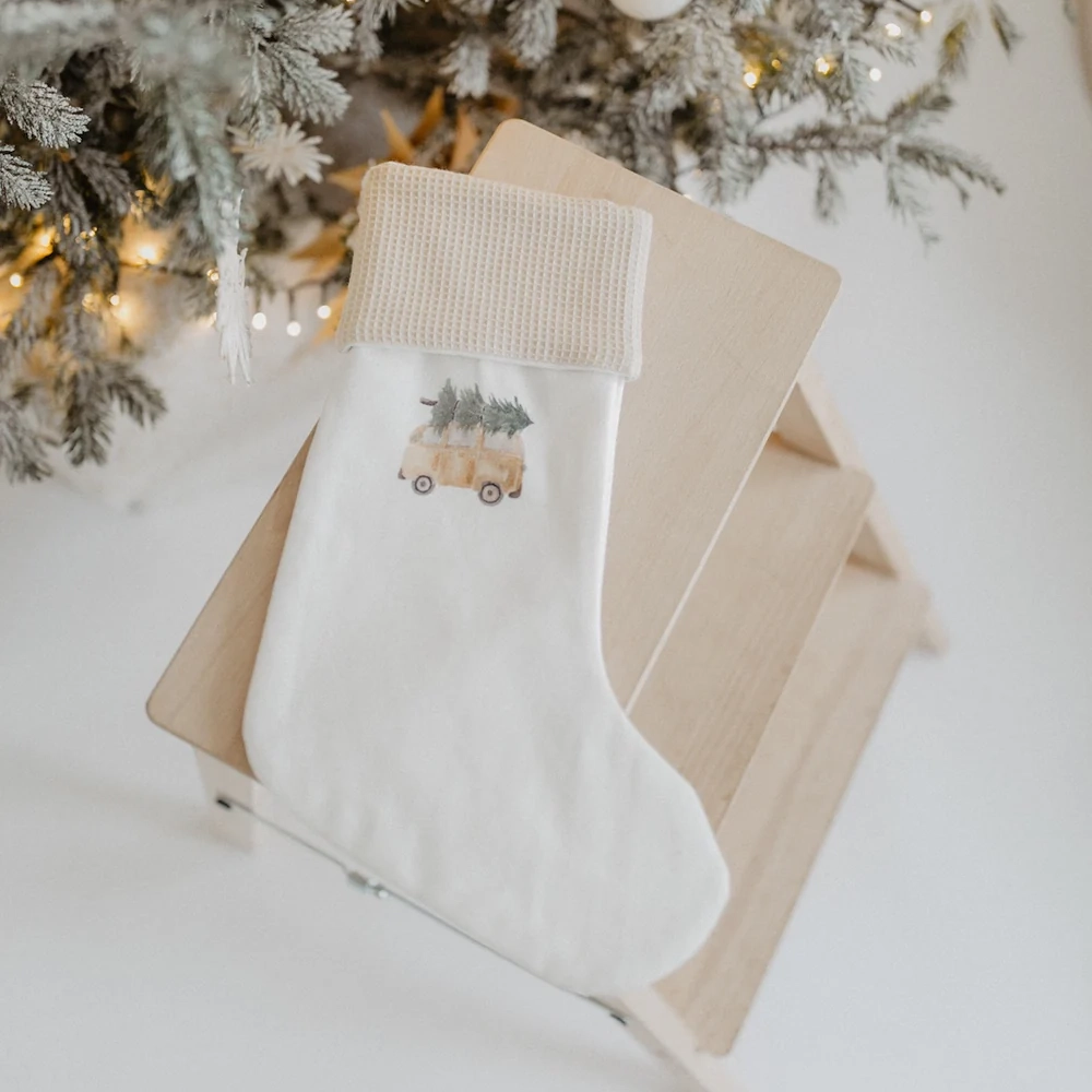 Weihnachtsstrumpf Christmas Van – Bild 1