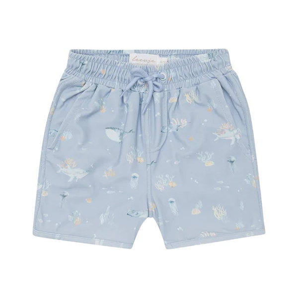 25662_swimshortstripe-underwaterboysblue_1.jpg Badeshorts "Under the Sea" (Underwater Blue) – Bild 1