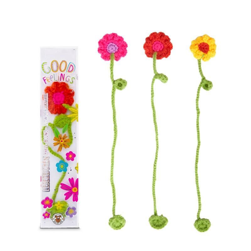 GFH Lesezeichen Häkel-Blume – Bild 1