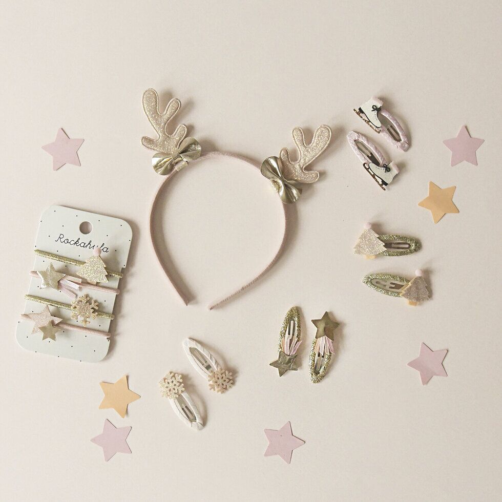 Rentier-Haarreif "Matt schimmernd" – Bild 1