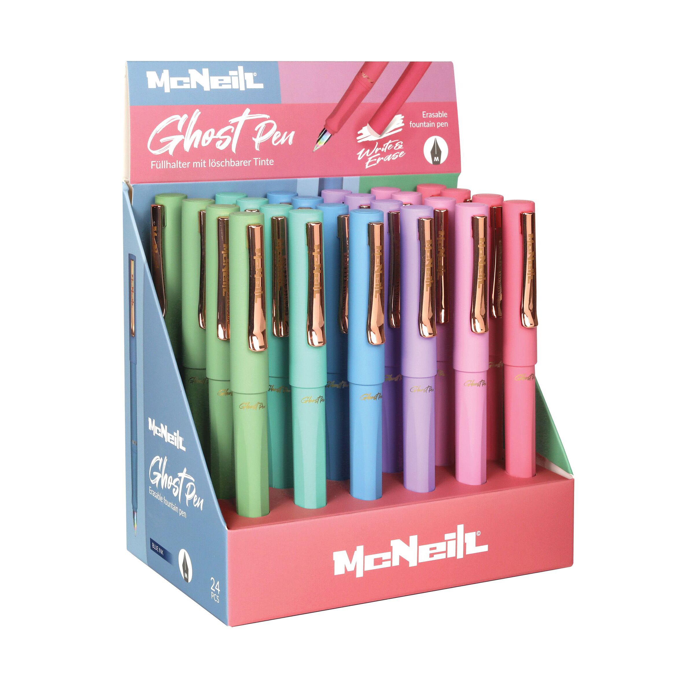1840-2362-max Ghost Pen Füllhalter mit Gummigriff (Pastell Farben) – Bild 1