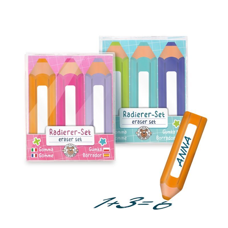 965387_b ABC-5 Radierer Stifte (3er Set) – Bild 1