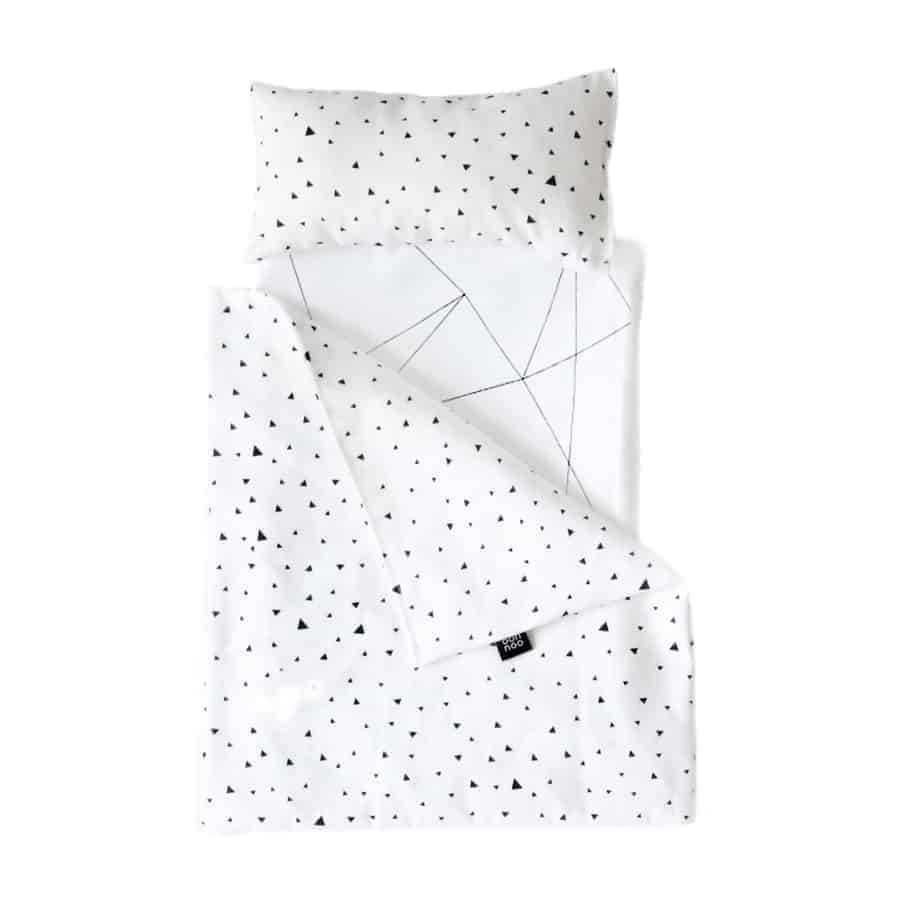toypram_bedding_triangles2 Bettwäsche für Kinderwagen von ooh noo ("Tiny Triangle") – Bild 1