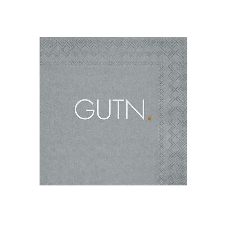 CocktailserviettenGUTNgrau Cocktail-Servietten "Gutn" – Bild 1