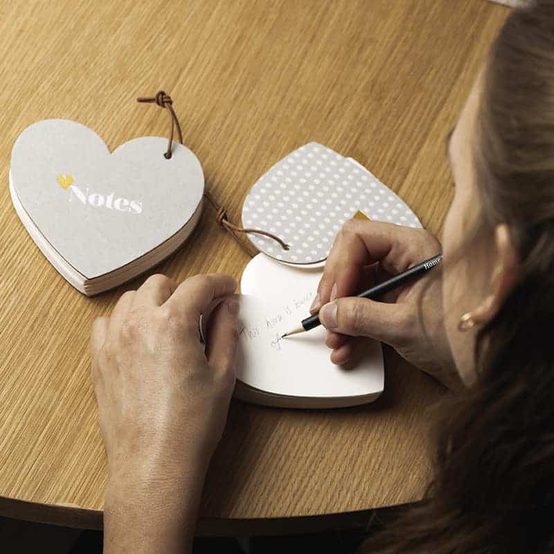 MOODNotizblock Herz-Notizblock "Notes" – Bild 1