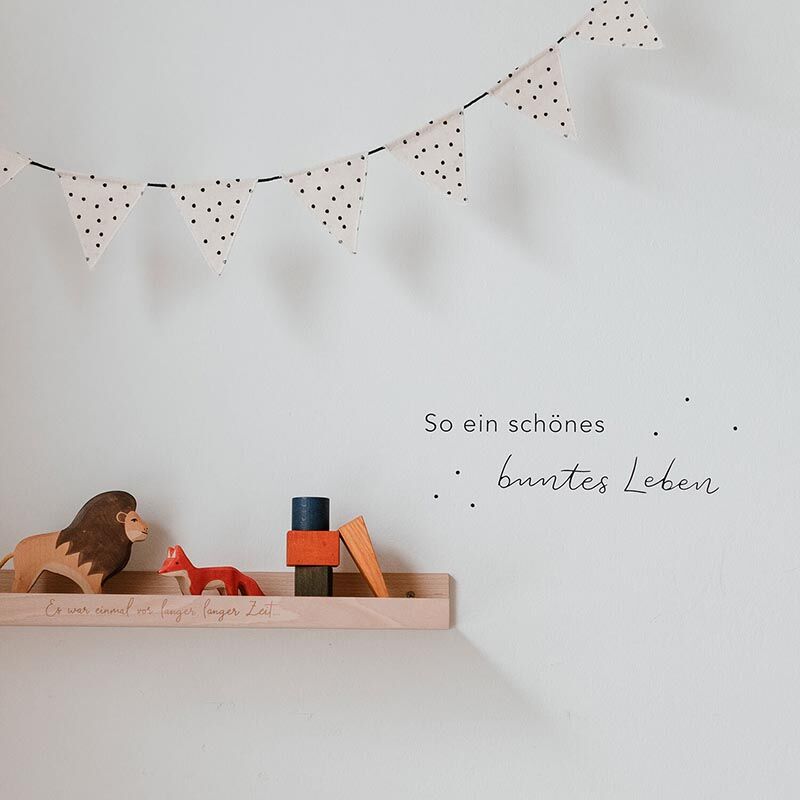 Sticker "So ein schönes buntes Leben" – Bild 1