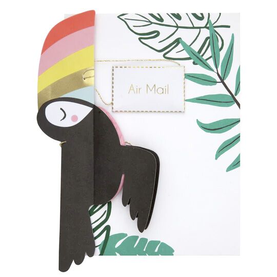 flying_toucan_honeycamb2 Waben-Karte "Fliegender Tukan" von Meri Meri – Bild 1