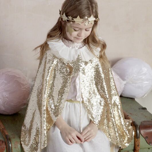 gold_sparle_cape5 Goldenes Glitzer-Kostüm von Meri Meri – Bild 1